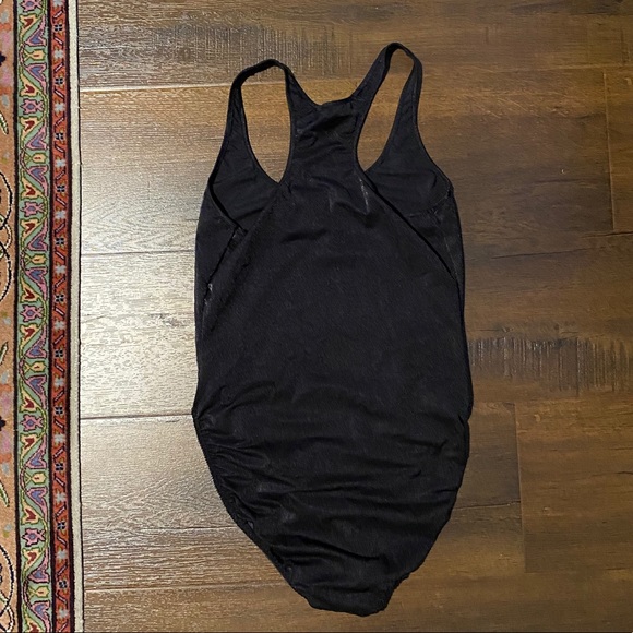 Shiny Black Vanity Fair Body Suit - Picture 4 of 6